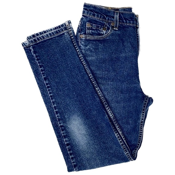 Women’s Levis 512 Slim Fit Tapered Leg High Waisted Blue Denim Jeans Size 10 M - Picture 2 of 10